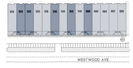 900-926 S Westwood Ave, Addison, IL à louer Plan d’étage– Image 1 sur 1