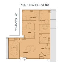 20 F St NW, Washington, DC à louer Plan d’étage– Image 1 sur 1