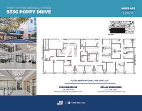 9330 Poppy Dr, Dallas, TX à louer Plan d’étage– Image 1 sur 1