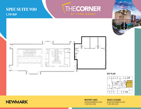 1900 Grant St, Denver, CO à louer Plan d’étage– Image 1 sur 1