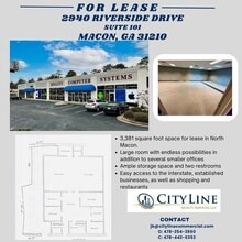 2940 Riverside Dr, Macon-Bibb, GA à louer Autre– Image 1 sur 1
