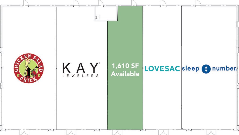 506 IAA Dr, Bloomington, IL à louer - Plan d’étage – Image 2 sur 3