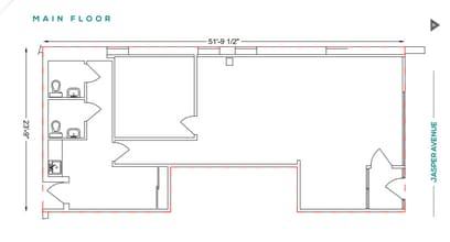 9925 Jasper Av, Edmonton, AB à louer Plan d’étage– Image 1 sur 1