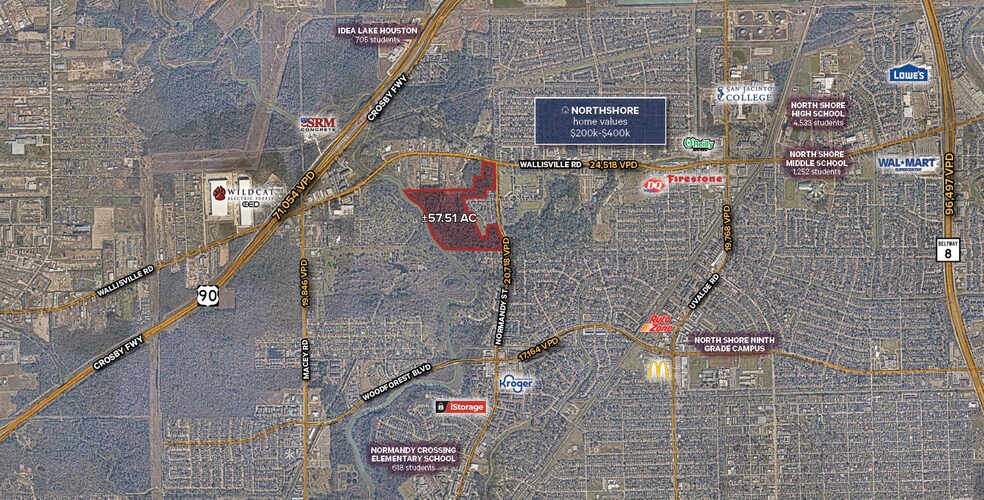 Wallisville & Normandy St, Houston, TX à vendre - Photo de l’immeuble – Image 2 sur 3