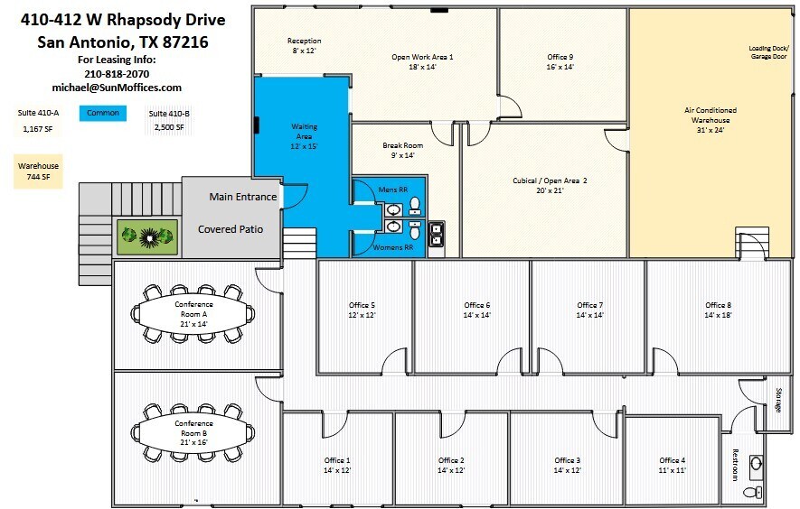 410-412 W Rhapsody Dr, San Antonio, TX à louer - Photo de l’immeuble – Image 2 sur 3