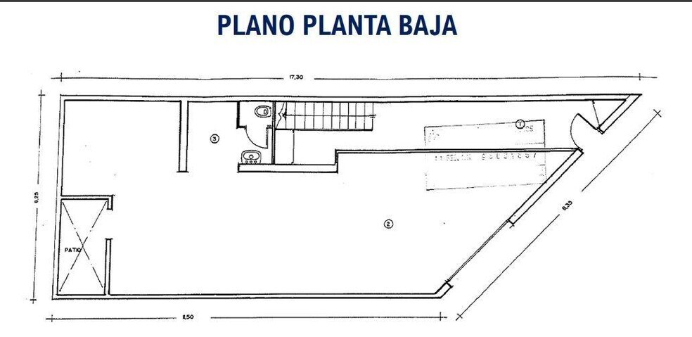 Immeuble residentiel dans Barcelone, Barcelona à vendre - Plan d’étage type – Image 1 sur 3