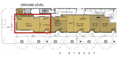 700 Pennsylvania Ave SE, Washington, DC à louer Plan d’étage– Image 1 sur 2