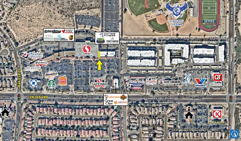 3780-3890 W Happy Valley Rd, Glendale, AZ à louer - Photo de l’immeuble – Image 2 sur 7