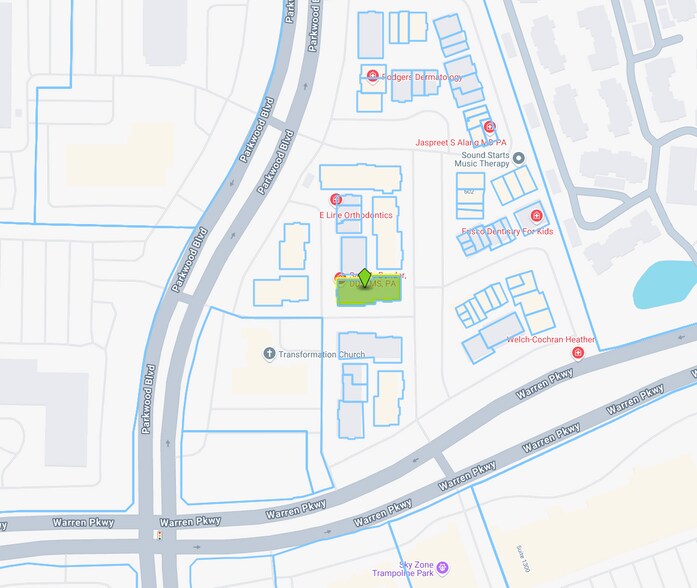 3550 Parkwood Blvd, Frisco, TX à vendre - Plan cadastral – Image 2 sur 2