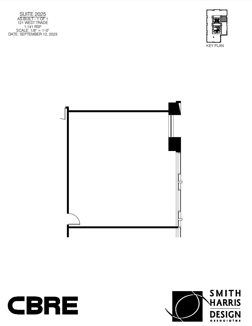 121 W Trade St, Charlotte, NC à louer Plan d’étage– Image 1 sur 1