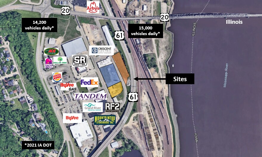 255 S Main St, Dubuque, IA à louer - Aérien – Image 1 sur 4
