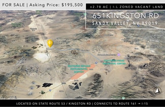 Plus de détails pour 651 Kingston Rd, Sandy Valley, NV - Terrain à vendre