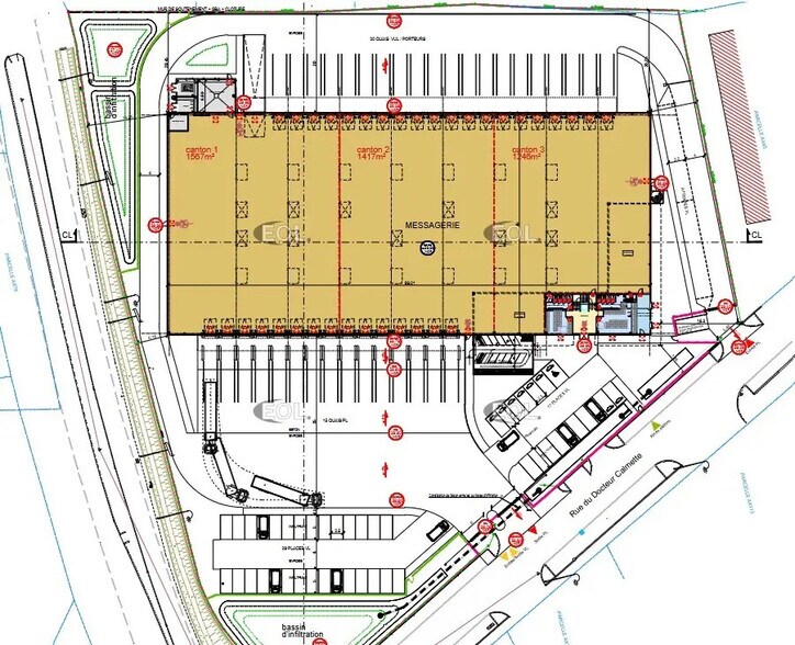 Industriel/Logistique dans La Farlède à louer - Plan de site – Image 3 sur 6