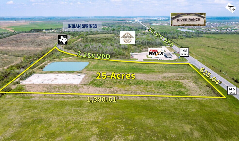 SWC 146 Fm 1413, Dayton, TX à vendre - Photo de l’immeuble – Image 1 sur 8