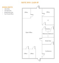 3900-4096 Sandshell Dr, Fort Worth, TX à louer Plan d’étage– Image 1 sur 1