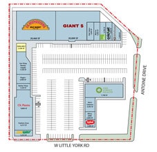 5702-5744 W Little York Rd, Houston, TX à louer Plan de site– Image 1 sur 1