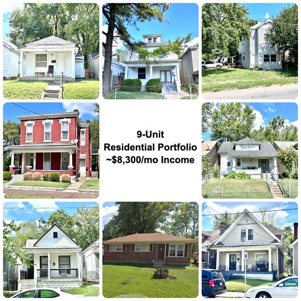 9-Unit Portfolio (Exceeds 1% Rule) portefeuille de 8 biens à vendre sur LoopNet.fr - Photo de l’immeuble – Image 1 sur 9