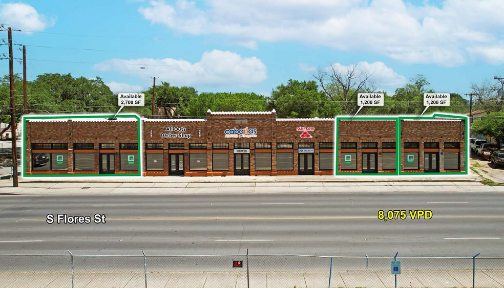 4500-4512 S Flores St, San Antonio, TX à louer - Photo de l’immeuble – Image 1 sur 14