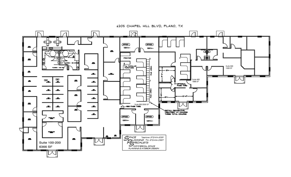 6205 Chapel Hill Blvd, Plano, TX à vendre - Plan d’étage – Image 2 sur 6