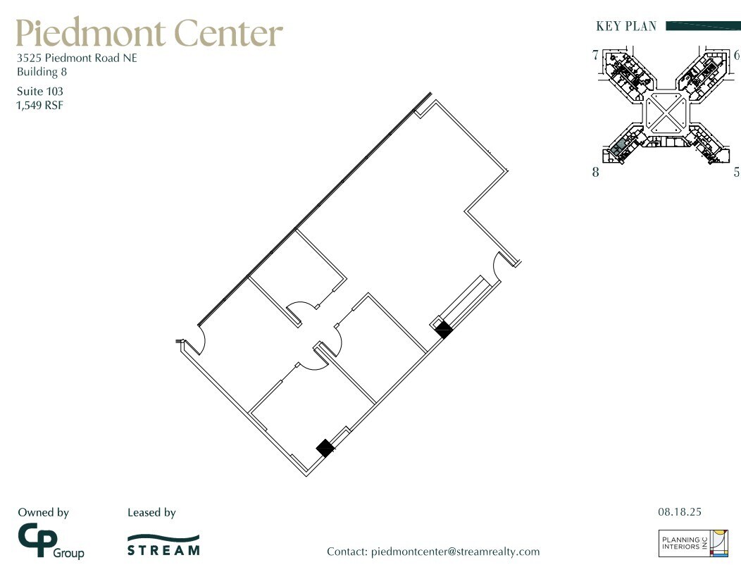 3495 Piedmont Rd NE, Atlanta, GA à louer Plan d’étage– Image 1 sur 1