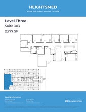 427 W 20th St, Houston, TX à louer Plan d’étage– Image 1 sur 1