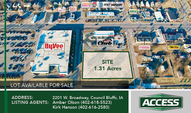 2201 W Broadway Ave, Council Bluffs, IA à vendre - Photo de l’immeuble – Image 1 sur 3