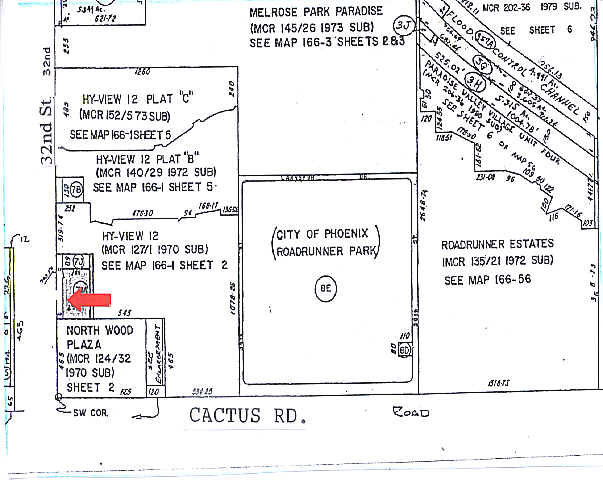 12251 N 32nd St, Phoenix, AZ à louer - Plan cadastral – Image 3 sur 4