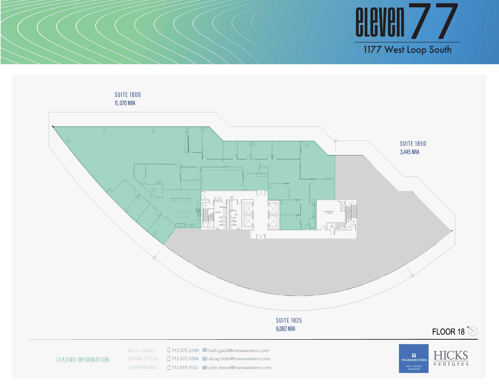 1177 West Loop S, Houston, TX à louer Plan d’étage– Image 1 sur 1