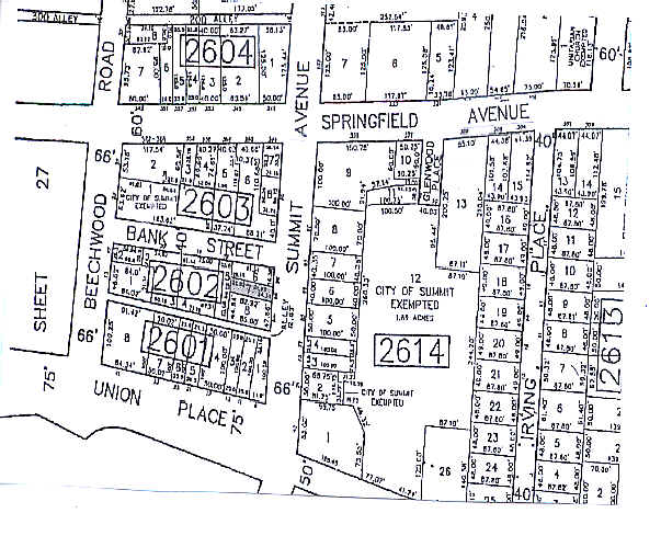 84-88 Summit Ave, Summit, NJ à louer - Plan cadastral – Image 2 sur 10