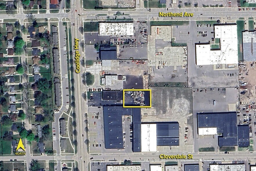 21380 Coolidge Hwy, Oak Park, MI à louer - Aérien – Image 2 sur 3