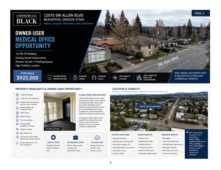12075 SW Allen Blvd, Beaverton, OR à vendre - Photo de l’immeuble – Image 3 sur 5