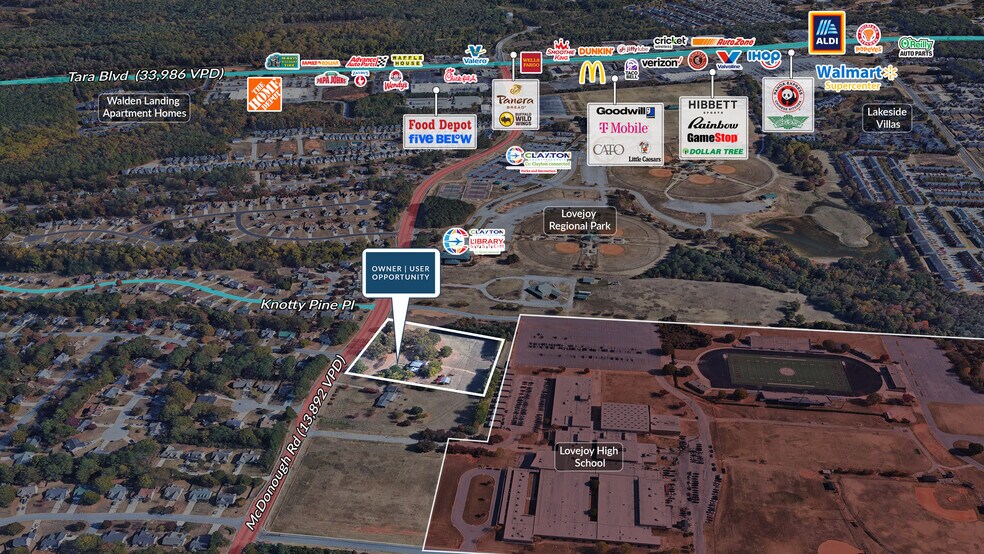 1623 McDonough Rd, Hampton, GA à vendre - Photo de l’immeuble – Image 2 sur 6