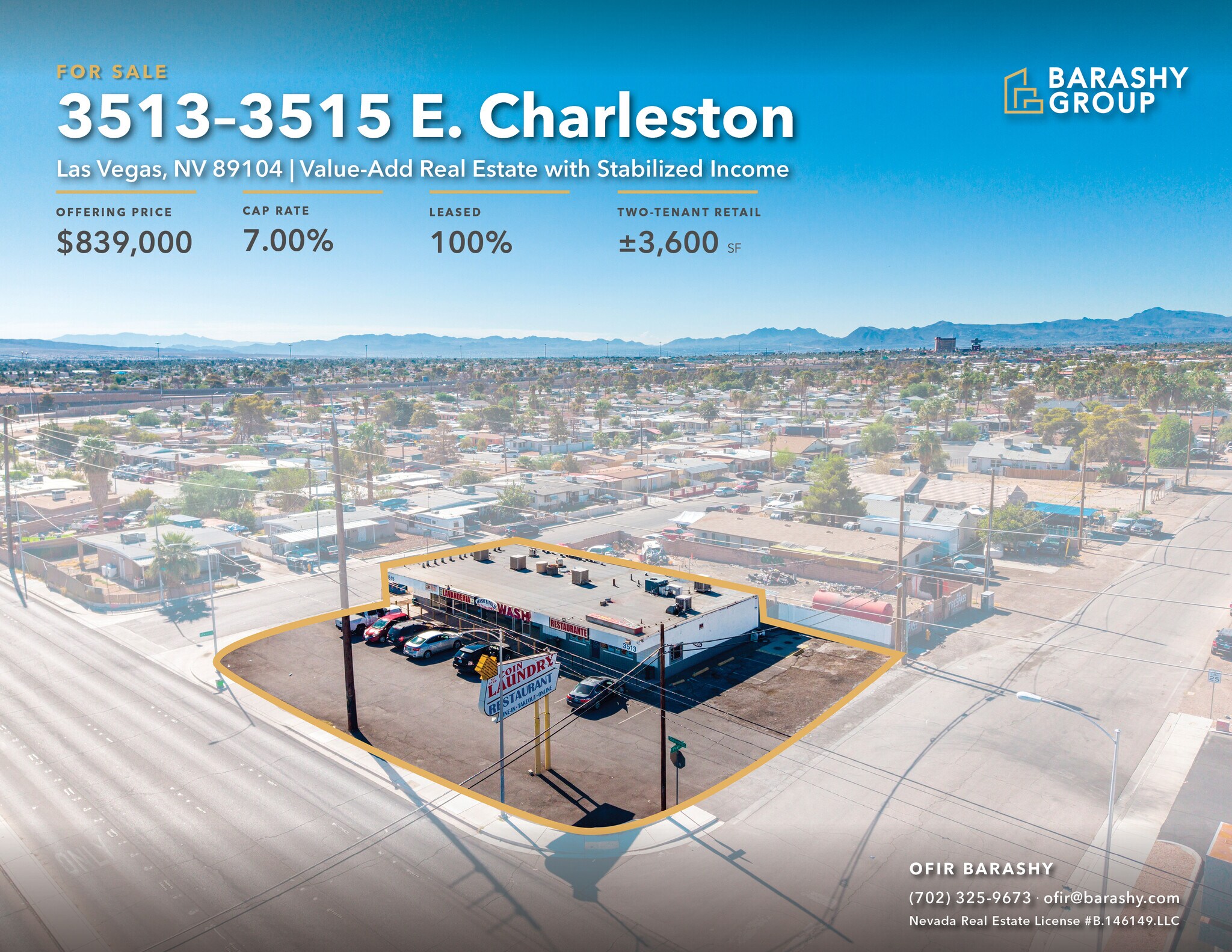 3513-3515 E Charleston Blvd, Las Vegas, NV à vendre Photo de l’immeuble– Image 1 sur 14