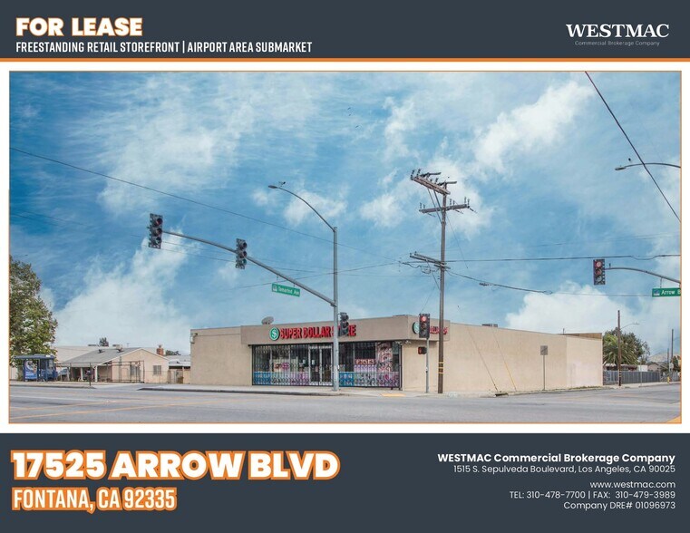 17525 Arrow Blvd, Fontana, CA à louer - Photo de l’immeuble – Image 1 sur 11