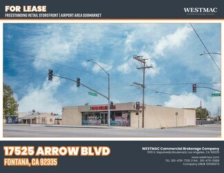 Plus de détails pour 17525 Arrow Blvd, Fontana, CA - Local commercial à louer