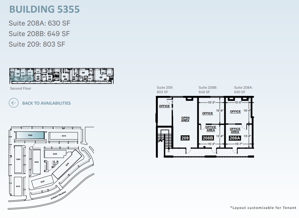 5205 Avenida Encinas, Carlsbad, CA à louer Plan d’étage– Image 1 sur 1