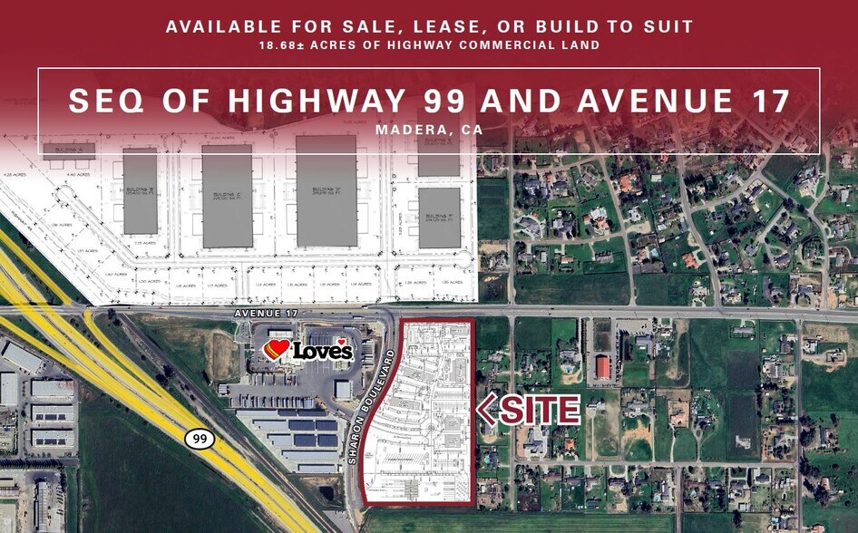Ave 17 & Freeway 99, Madera, CA à louer - Photo de l’immeuble – Image 1 sur 3