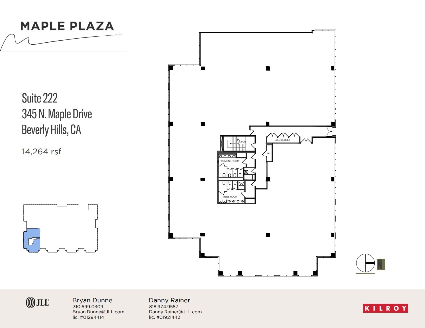 345 N Maple Dr, Beverly Hills, CA à louer Plan d’étage– Image 1 sur 4