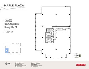 345 N Maple Dr, Beverly Hills, CA à louer Plan d’étage– Image 1 sur 4