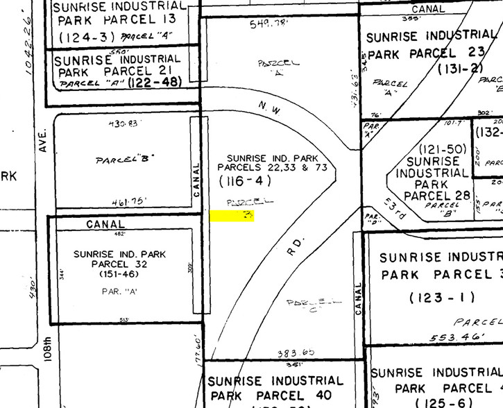 10501 NW 50th St, Sunrise, FL à louer - Plan cadastral – Image 2 sur 8