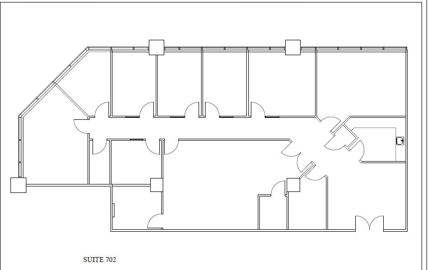 50 Burnhamthorpe Rd W, Mississauga, ON à louer Plan d’étage– Image 1 sur 1
