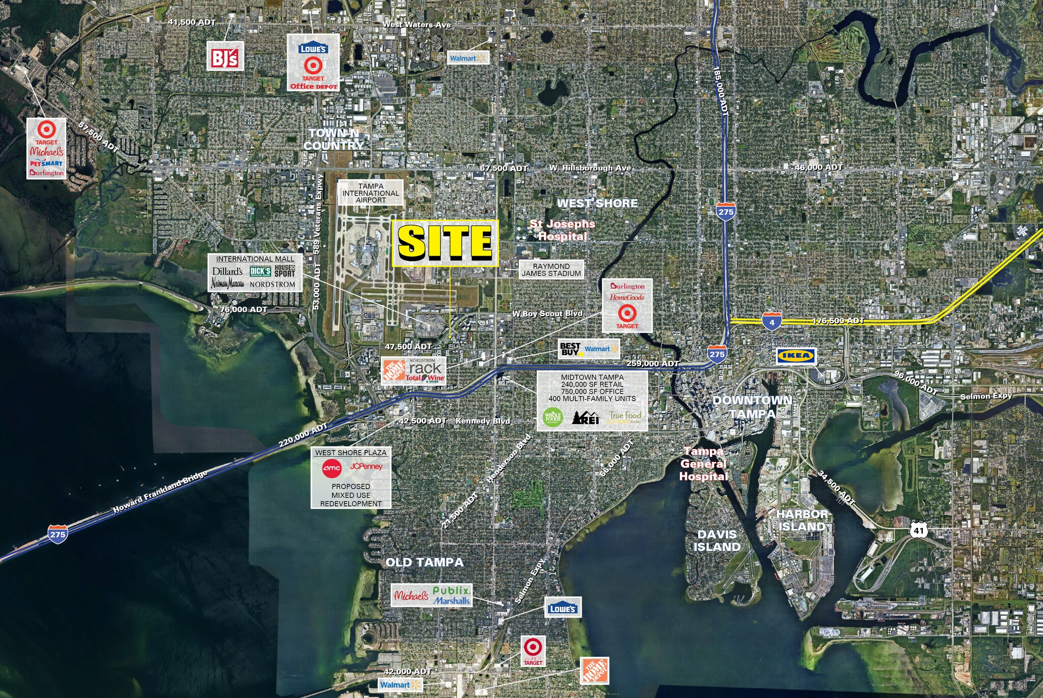 4322 W Boy Scout Blvd, Tampa, FL à louer Photo principale– Image 1 sur 4