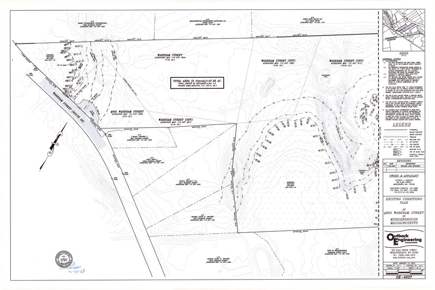 665 Wareham St, Middleboro, MA à louer - Plan de site – Image 3 sur 3