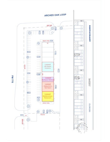 FM 775, Floresville, TX à louer - Plan de site – Image 1 sur 9