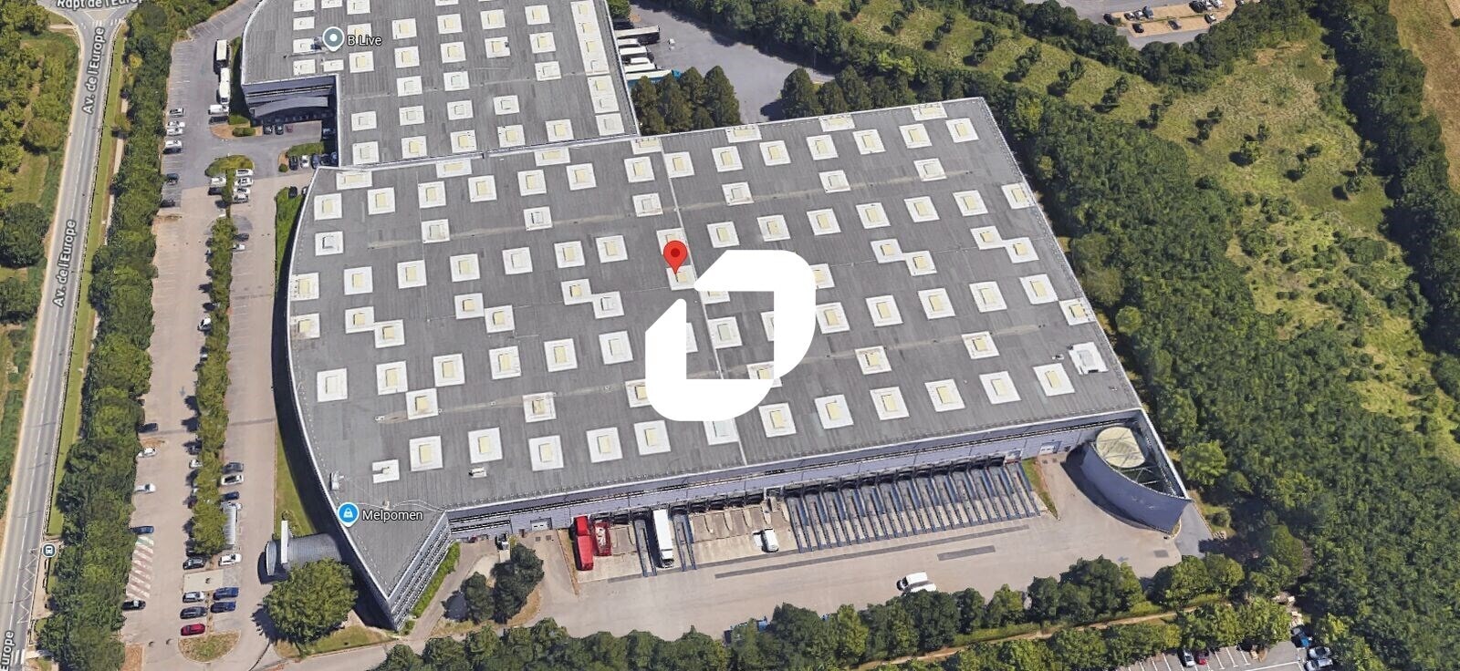 Industriel/Logistique dans Bussy-Saint-Georges à louer Aérien– Image 1 sur 2