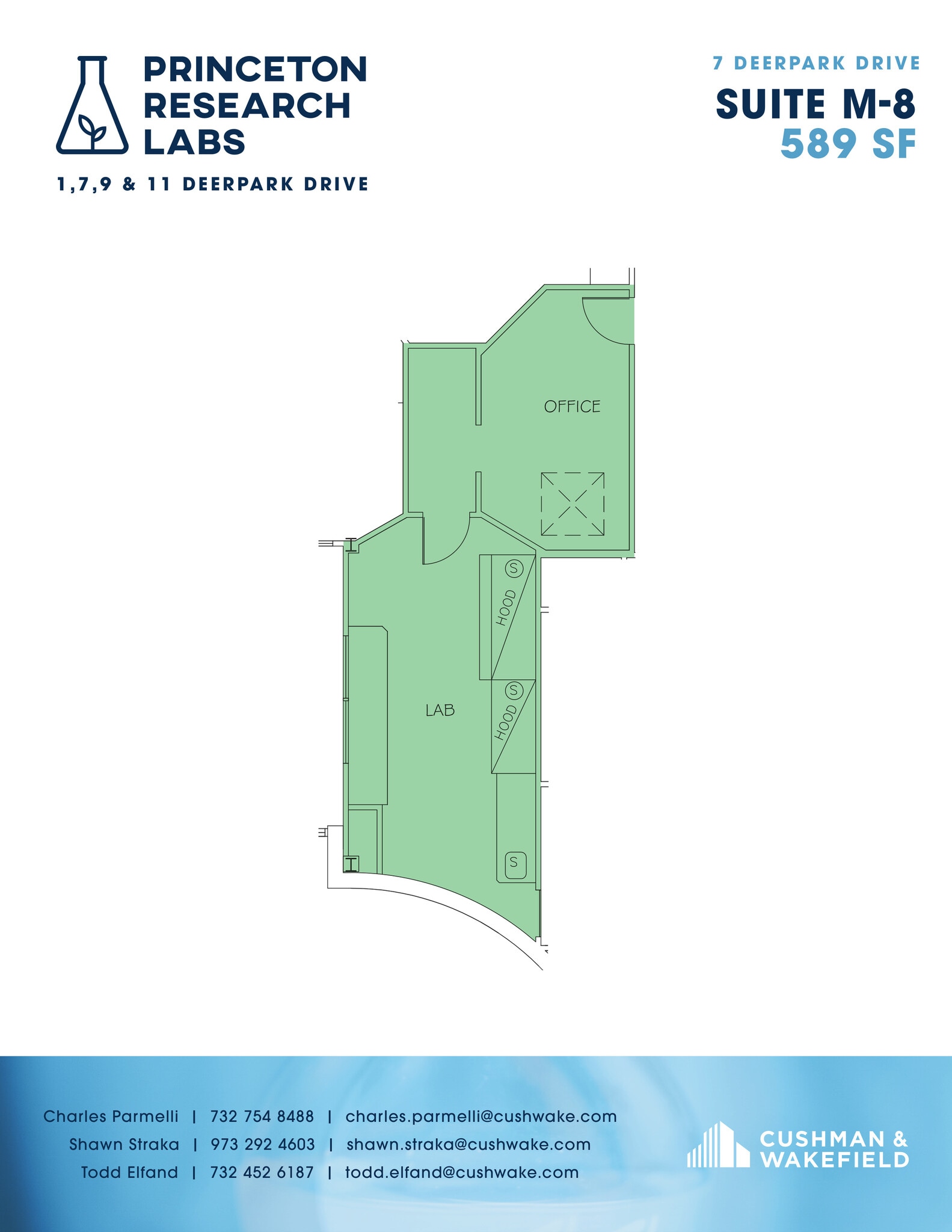 1 Deer Park Dr, Monmouth Junction, NJ à louer Plan d’étage– Image 1 sur 1