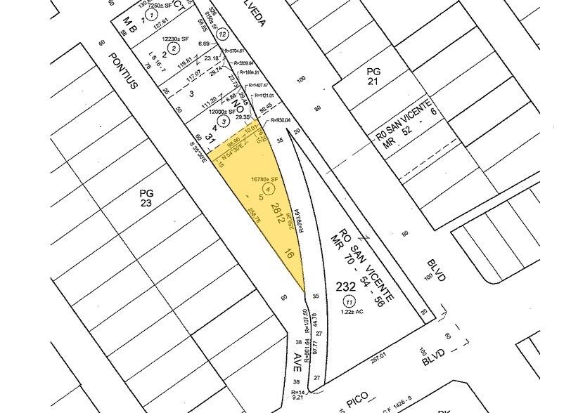 2330 Pontius Ave, Los Angeles, CA à louer - Plan cadastral – Image 2 sur 30
