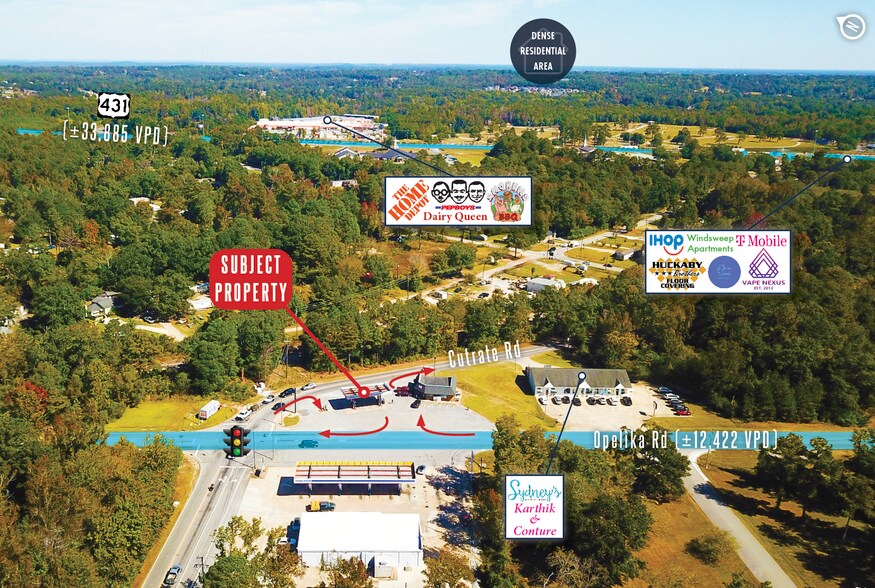 3814 Opelika Rd Rd, Phenix City, AL à vendre - Aérien – Image 3 sur 8