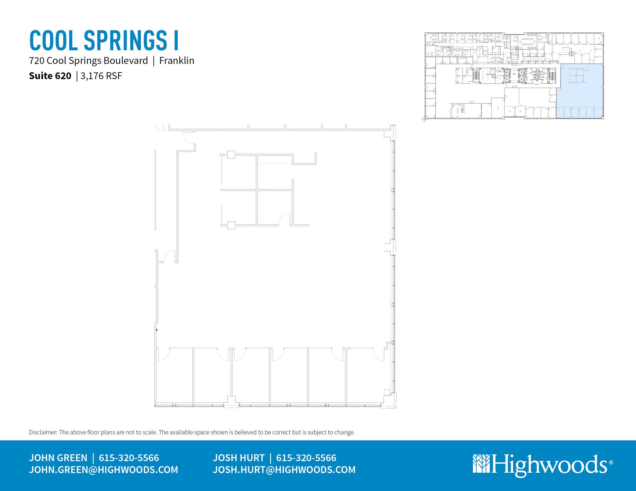 720 Cool Springs Blvd, Franklin, TN à louer Plan d’étage– Image 1 sur 1