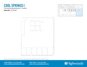 720 Cool Springs Blvd, Franklin, TN à louer Plan d’étage– Image 1 sur 1
